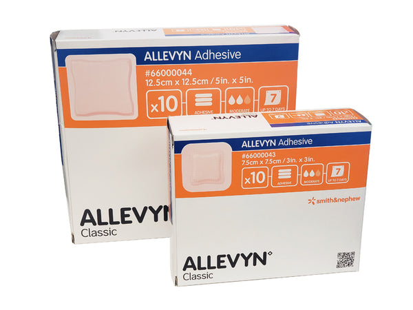 allevyn classic adhesive dressing Silicone Foam Dressing Allevyn Gentle Border 8 X 20 Inch Rectangle Sil