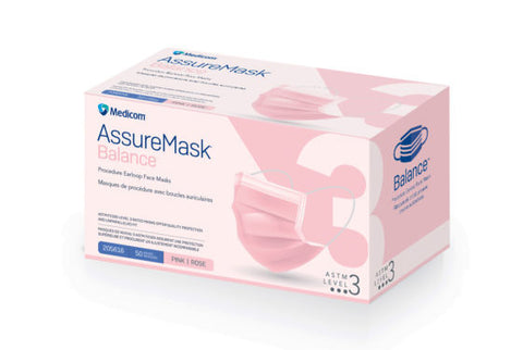 Medicom® AssureMask Balance™ Procedure Earloop Mask - ASTM Level 3