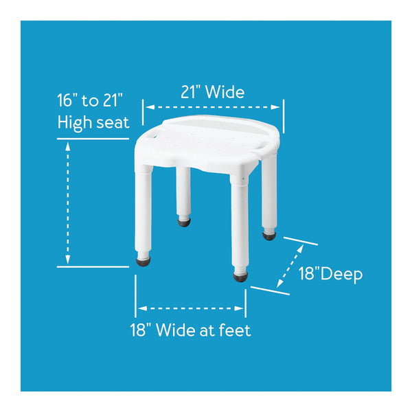 Carex Universal Adjustable Bath Bench