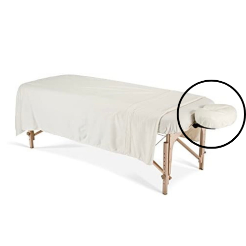 Gecko Cotton Flannel Face Rest Cover