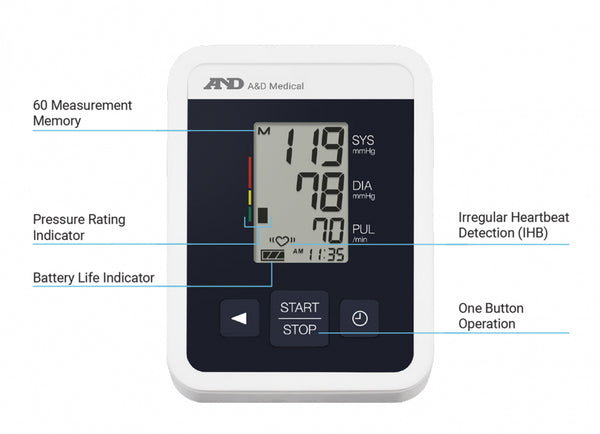A&D One Touch Blood Pressure Monitor