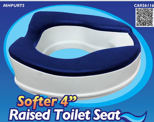 MOBB Softer 4" Raised Toilet Seat