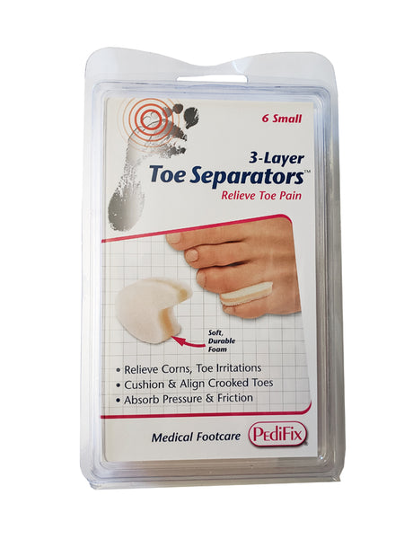 3-Layer Foam Toe Separators