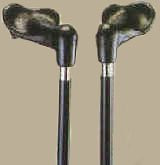 Aluminium Adjustable Cane with Anatomical Handle