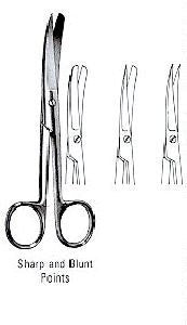 Operating Scissors Straight - 5.5" Mid Grade