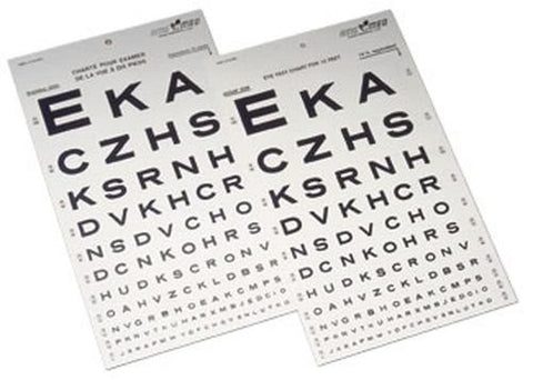 10 Foot Snellen Eye Chart