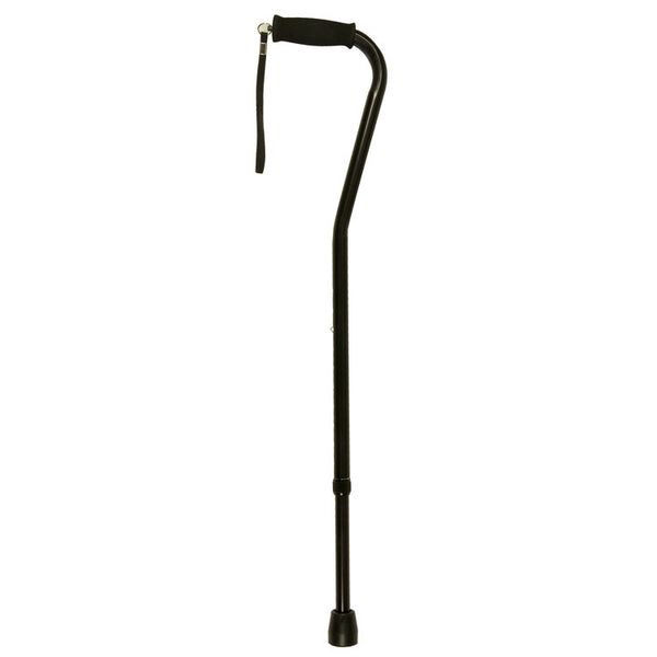 Offset Aluminium Cane with Strap