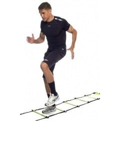 Yes4All Agility Ladder With Carry Bag, 8 Rungs, Rainbow