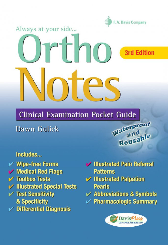 Pocket Guide - Ortho Notes - Diamond Athletic