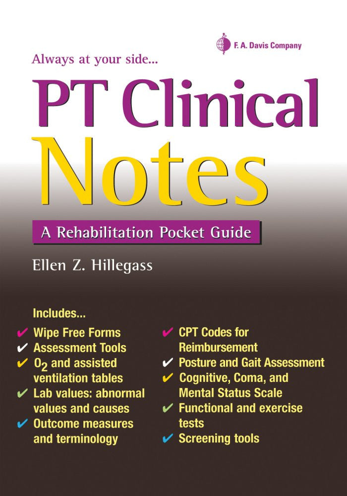 Pocket Guide -PT Clinical Notes - Diamond Athletic