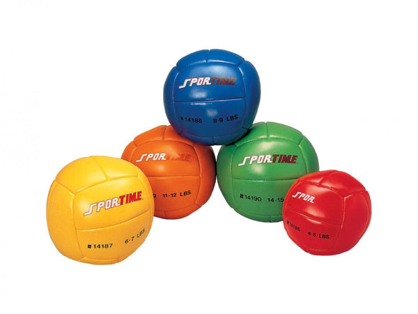 Sportime Leather Medicine Ball