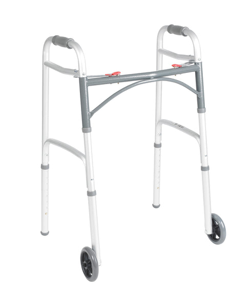 Drive Folding 2-Wheeled Walker with Glide Caps
