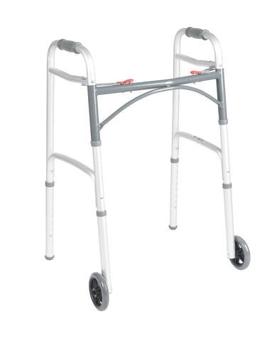 Drive Folding 2-Wheeled Walker with Glide Caps