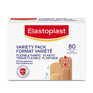 Elastoplast Variety Pack Fabric + Plastic Bandages - 80's