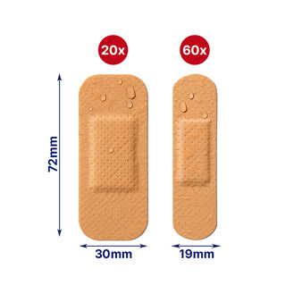 Elastoplast Value Pack Plastic Assorted Bandages - 80's