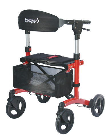 Triumph Escape Four Wheeled Walker - Red