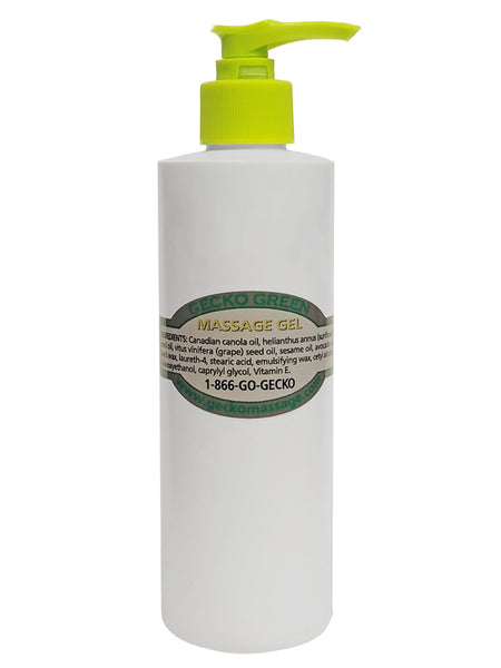 Gecko Green Massage Gel - 8oz