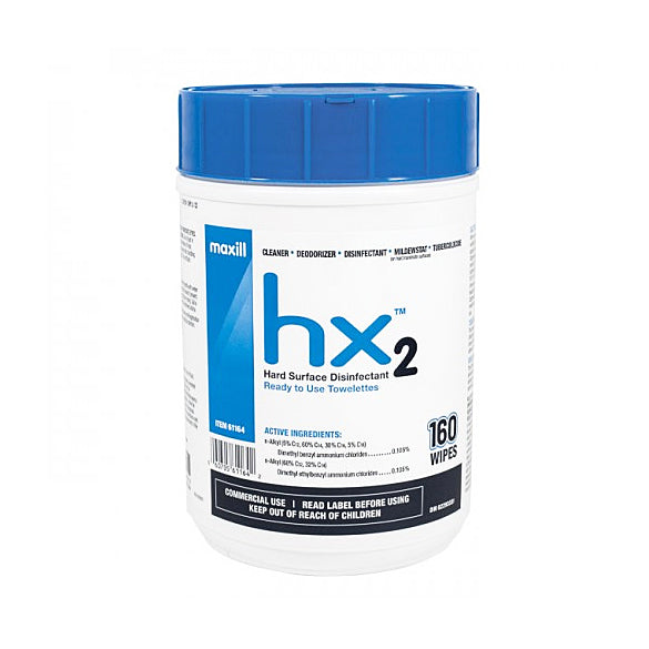Hydrex Hx2 Hard Surface Disinfectant Wipes