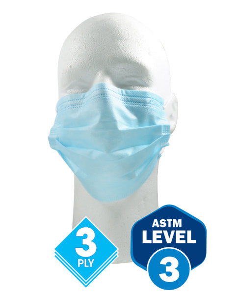 ®Maxill Aquist EL 3Ply Face Mask - ASTM Level 3