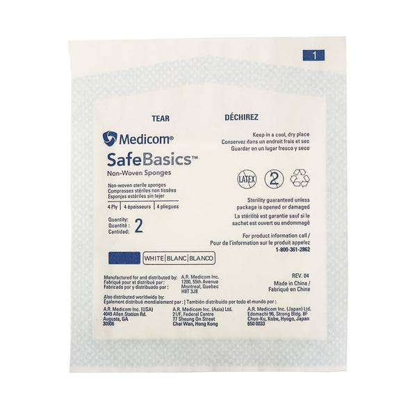 Non-Woven 4-ply Sponges - Sterile