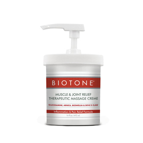 BIOTONE® Muscle & Joint Relief Massage Cream - 16oz