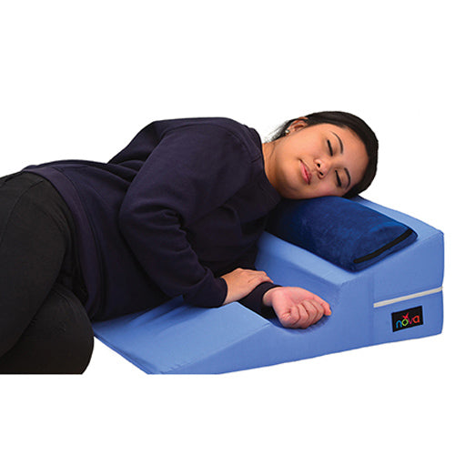 Bed Wedge with Removable Half Roll Pillow