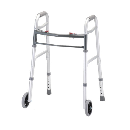 Nova Folding Pediatric Walker w/5" Wheels