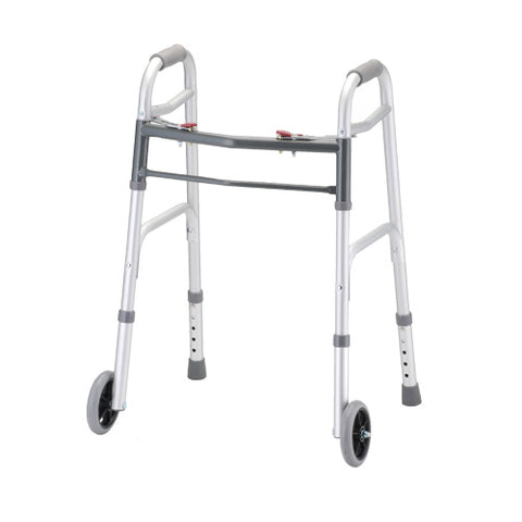 Nova Folding Pediatric Walker w/5" Wheels
