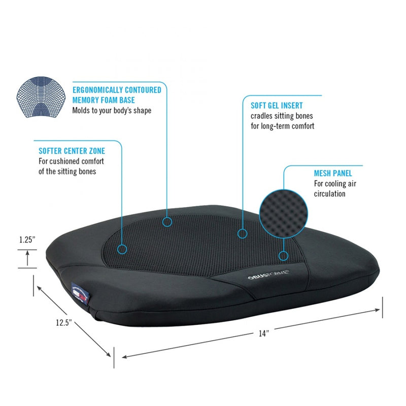 Obus Diamond Obus Forme® Gel Seat - Diamond Athletic Medical Supplies