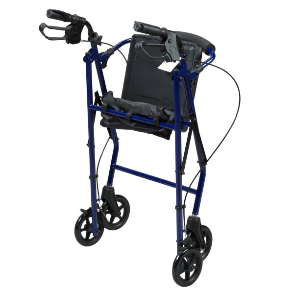 PCP Rollator Walker with Curved Backrest