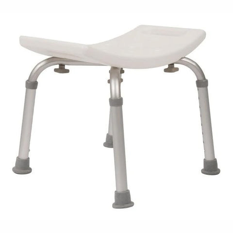 Tool-Free Bath Bench with Rubber Tips