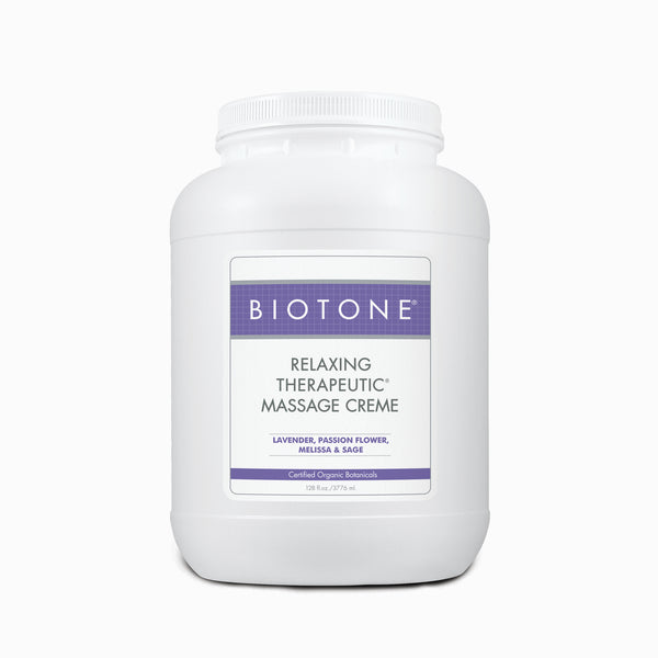 BIOTONE® Relaxing Therapeutic Massage Cream - 1 Gallon