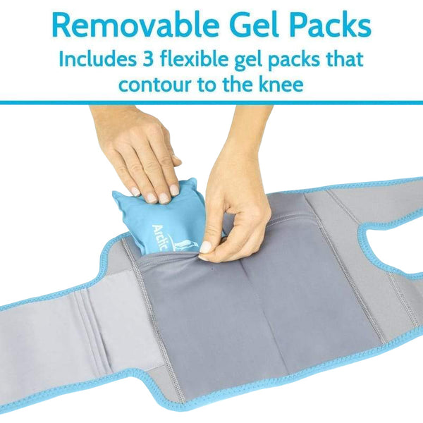 Vive Compression Knee Ice Wrap