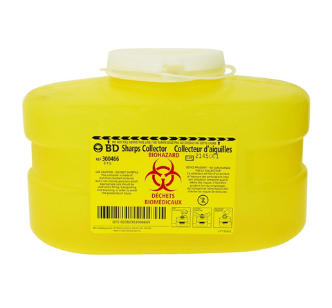 Biohazard Sharps Container - 3.1L
