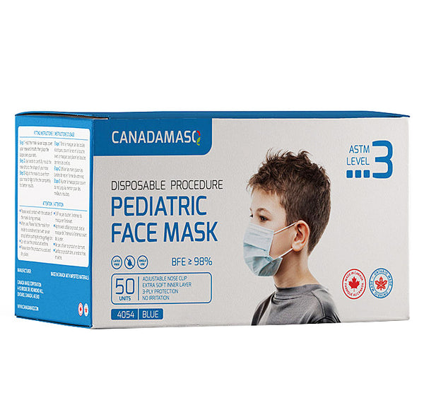 CANADAMASQ Pediatric Disposable Face Mask  - ASTM Level 3