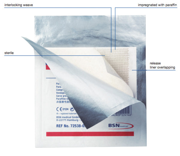 cuticell classic gauze dressings CUTICELL PARAFFIN GAUZE 36'S PreMed