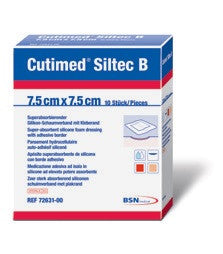 Cutimed Siltec B Silicone Foam Dressing