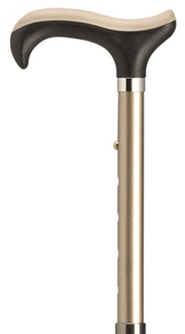 Harvy Aluminum Cane with Soft Touch Derby Handle
