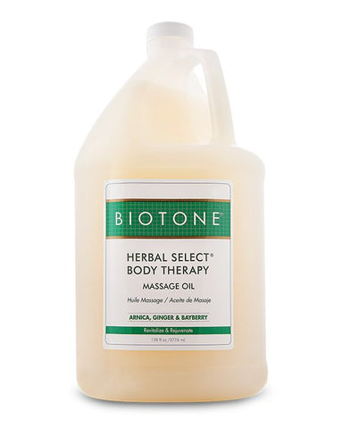 BIOTONE® Herbal Select Body Therapy Massage Oil - 1 Gallon