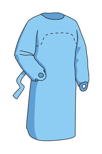 MedPro Defense® Impervious Polyethylene Disposable Isolation Gowns