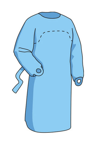 MedPro Defense® Impervious Polyethylene Disposable Isolation Gowns