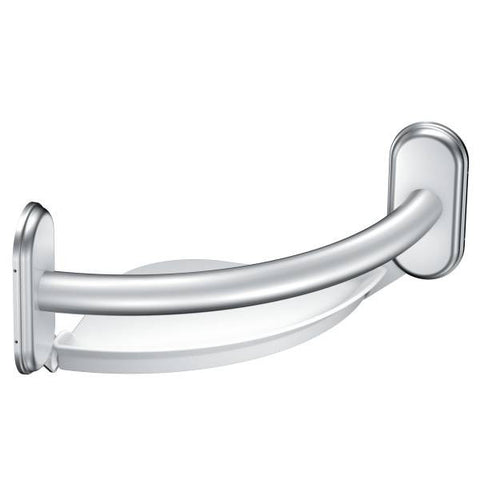 Moen - Designer Grab Bar with Corner Shelf