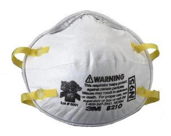 3M N95 Particulate Respirator #8210 Masks