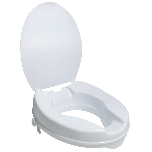 PCP 2" Molded Raised Toilet Seat with Lid