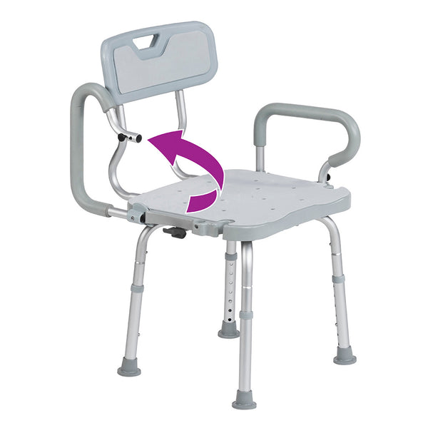 PreserveTech 360° Swivel Bath Chair with Arms