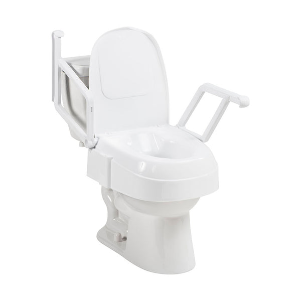 PreserveTech Universal Raised Toilet Seat with Arms