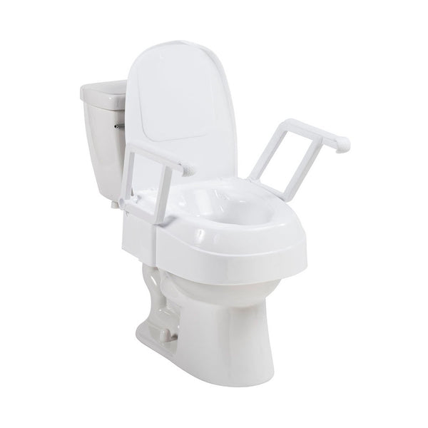 PreserveTech Universal Raised Toilet Seat with Arms