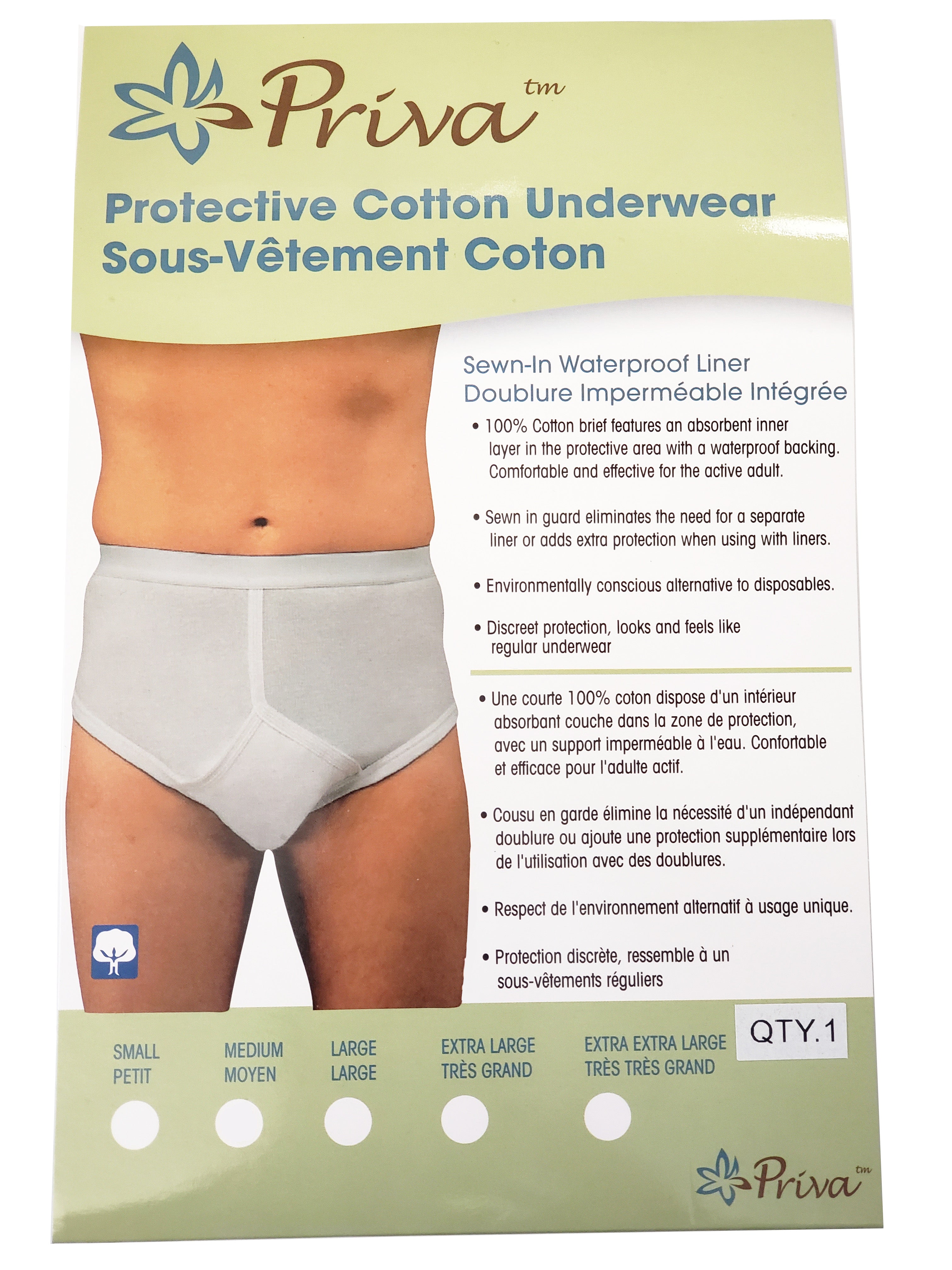Priva Men's Protective Cotton Underwear - Diamond Athletic