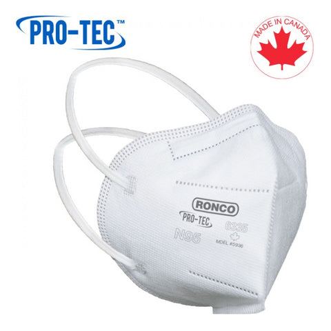 RONCO Pro-Tec™ Particulate Filtering Medical N95 Respirator - Vertical Folded
