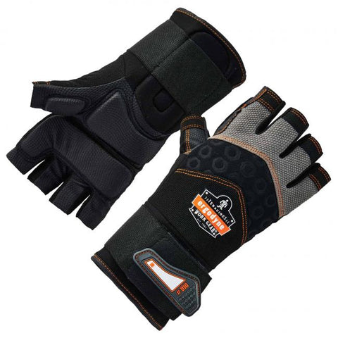 ProFlex 910 Half-Finger Impact Gloves & Wrist Support